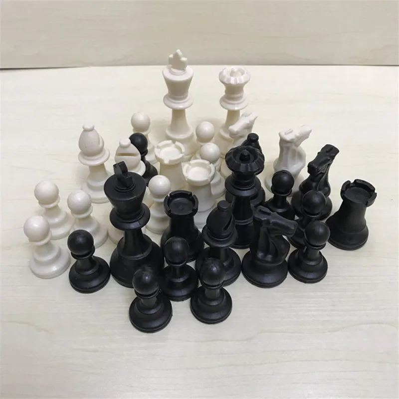 Black&White 3.75inch/95mm 32 Medieval Chess Pieces/Plastic Complete Chessmen International Word Chess Game Entertainment
Black&White 3.75inch/95mm 32 Medieval Chess Pieces/Plastic Complete Chessmen International Word Chess Game Entertainment