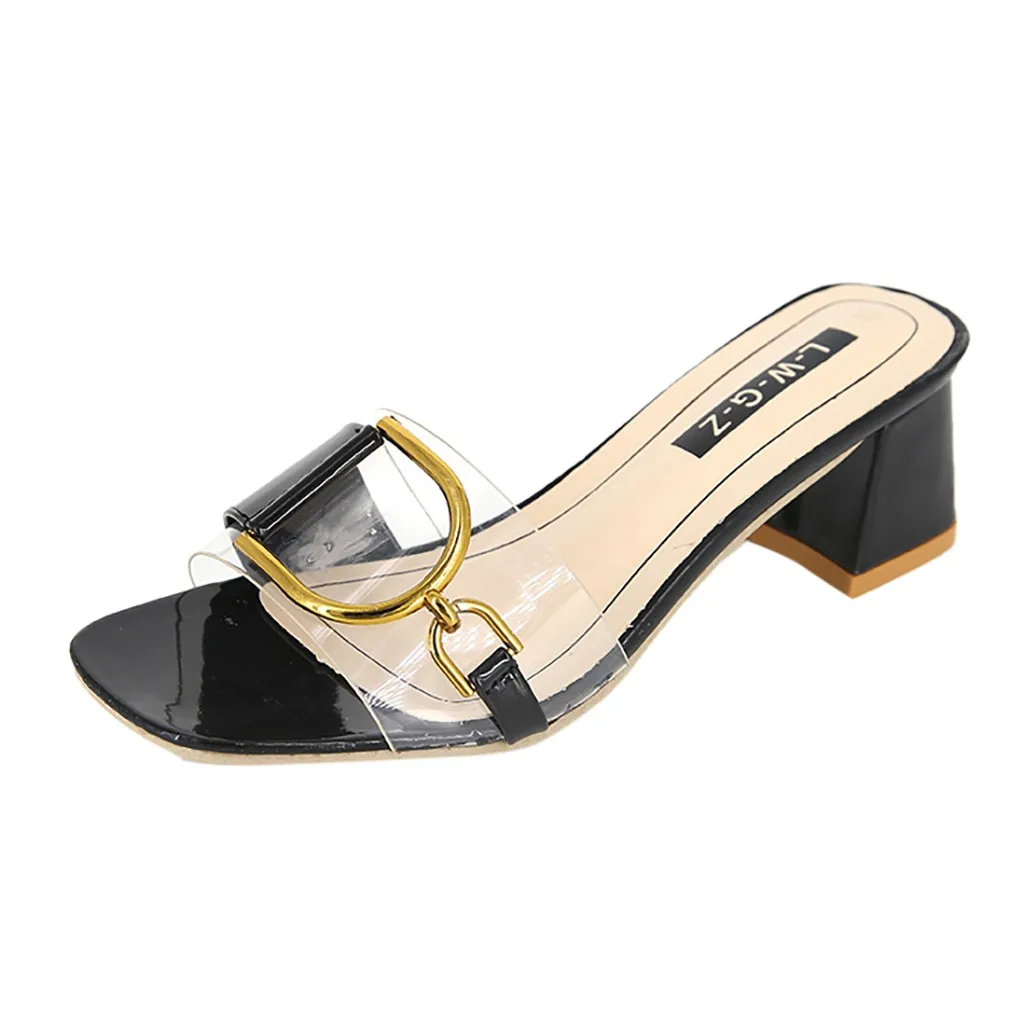 SAGACE Women Fish Mouth Slipper High Heels Casual Sandals Antiskid Toes Party Shoes Flip Flops Square heel Basic 2019
SAGACE Women Fish Mouth Slipper High Heels Casual Sandals Antiskid Toes Party Shoes Flip Flops Square heel Basic 2019