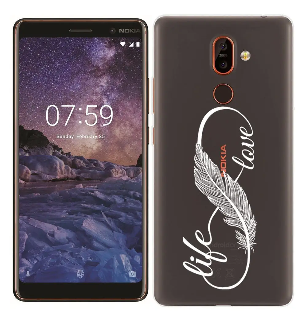 Soft TPU Case for Nokia 7 Plus Smart Back Cover for Nokia 3 5 6 7 8 Painted ShockProof Fundas for Nokia 2.1 3.1 5.1 6.1 Silicone (15)