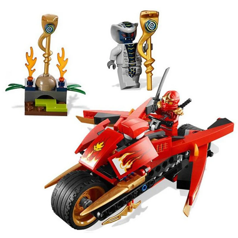187pcs Ninja Kai's Blade Cycle ZX Rattla Bike Vehicle Model Sets Building Blocks Classic Aseemble Toys LegoINGlys Boys Gifts
187pcs Ninja Kai's Blade Cycle ZX Rattla Bike Vehicle Model Sets Building Blocks Classic Aseemble Toys LegoINGlys Boys Gifts