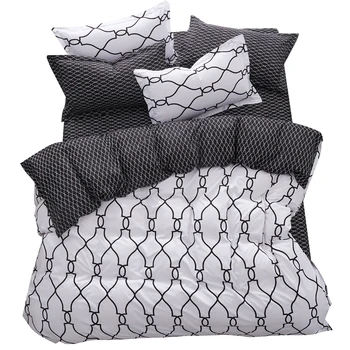 USA Russian Europe Size Bedding set,2/3Pcs Printed Duvet Cover Set,Bed Linens Sheet Set For Russia,Black And White Bedclothes
USA Russian Europe Size Bedding set,2/3Pcs Printed Duvet Cover Set,Bed Linens Sheet Set For Russia,Black And White Bedclothes