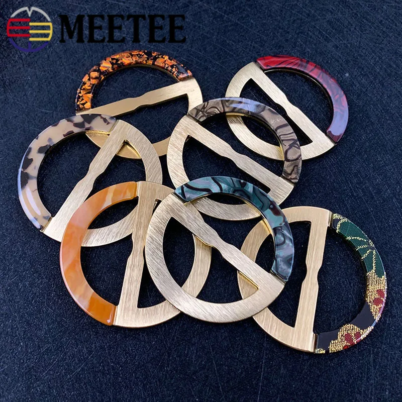 Meetee Round Metal Belt Buckles For Coat Windbreaker Corner Metal Buttons Adjuster Decorative Buckles DIY Garment Accessories
Meetee Round Metal Belt Buckles For Coat Windbreaker Corner Metal Buttons Adjuster Decorative Buckles DIY Garment Accessories