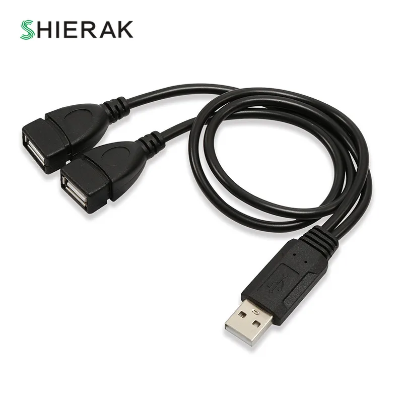 SHIERAK 1 PC 0.3M 1 Male And 2 Female USB Power Extension Cords 1Divide Into 2 USB Charging Cable
SHIERAK 1 PC 0.3M 1 Male And 2 Female USB Power Extension Cords 1Divide Into 2 USB Charging Cable