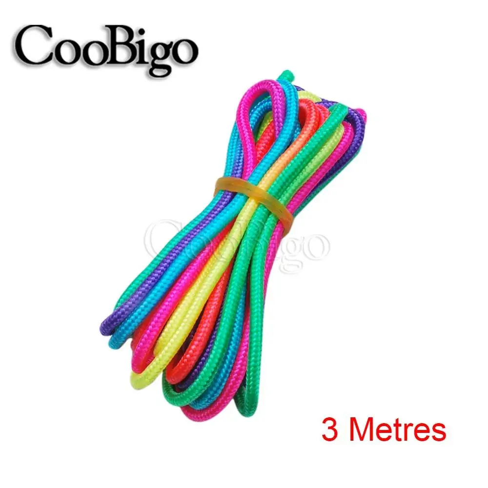 10ft Rainbow Paracord Dia.3mm Rope Mil Spec Type III 7 Strand Parachute 550 Cord Lanyard Outdoor Climbing Camping Survival Kit
10ft Rainbow Paracord Dia.3mm Rope Mil Spec Type III 7 Strand Parachute 550 Cord Lanyard Outdoor Climbing Camping Survival Kit