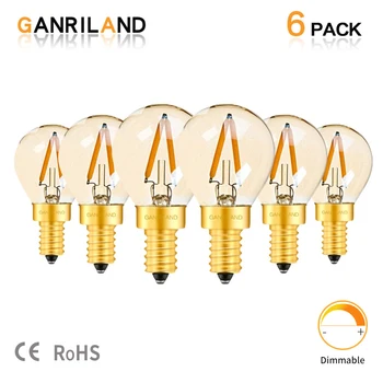 LED Light E14 220V Gold Tint G40 Globe Lamp Edison LED Filament String Light Bulb 1W 2200K E12 Decorative Home Lighting Dimmable
LED Light E14 220V Gold Tint G40 Globe Lamp Edison LED Filament String Light Bulb 1W 2200K E12 Decorative Home Lighting Dimmable
