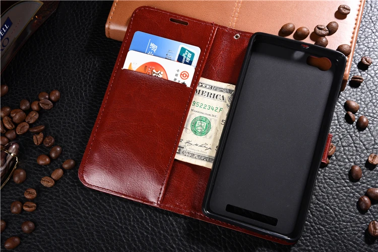 Luxury Flip Wallet PU Leather Case For Highscreen Power Ice Max / Five Pro With Stand Holder | Мобильные телефоны и