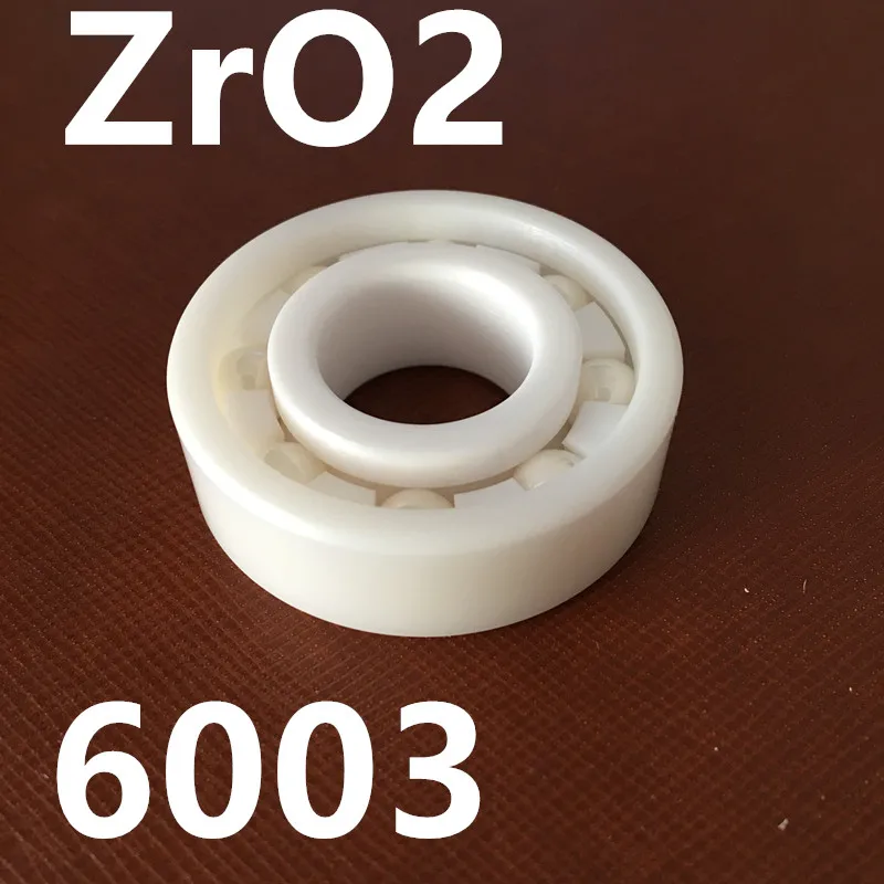Free shipping high quality 6003 full ZrO2 ceramic deep groove ball bearing 17x35x10mm CE6003 
Free shipping high quality 6003 full ZrO2 ceramic deep groove ball bearing 17x35x10mm CE6003