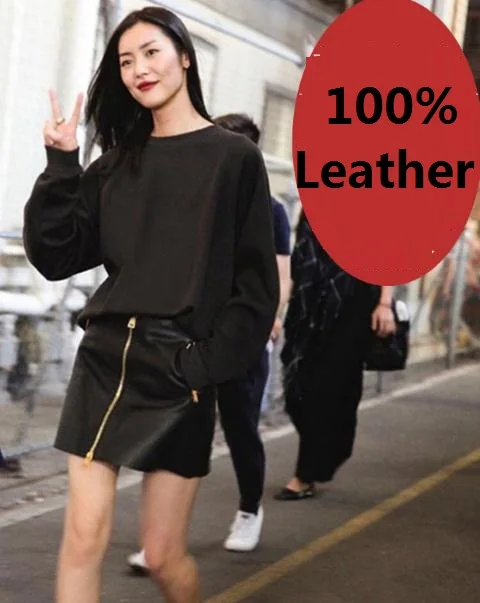 Free shipping,Brand new 100% Genuine leather women slim sexy skirts.fashion sheepskin skirt black,quality female sales
Free shipping,Brand new 100% Genuine leather women slim sexy skirts.fashion sheepskin skirt black,quality female sales