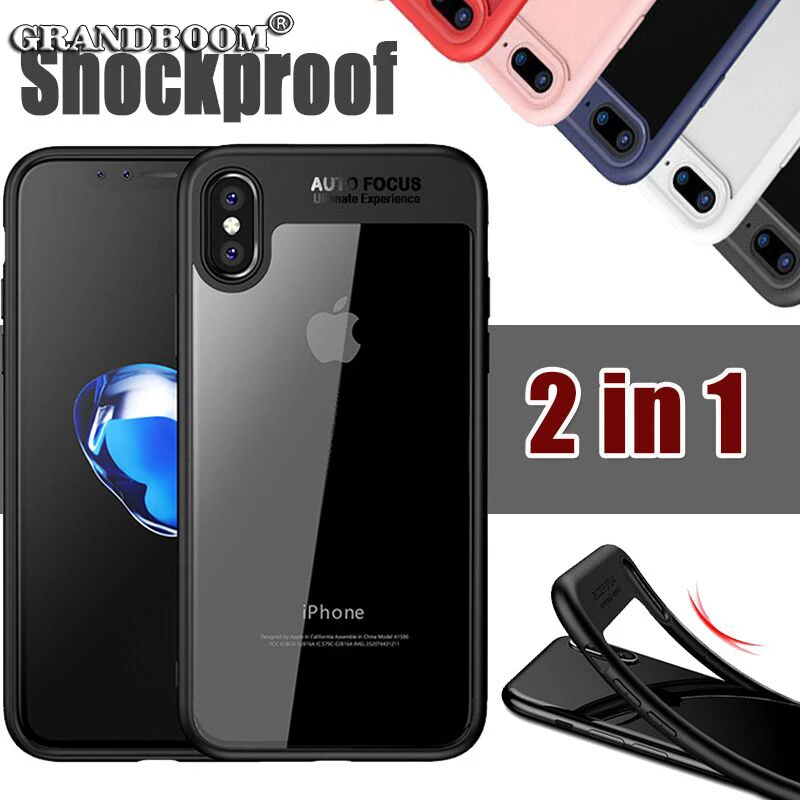 Soft TPU+Hard PC Ultra Thin Slim Transparent Silicone Case For iPhone XS Max XR X 8 7 Plus 6 6S Acrylic Full Protect Back Cover
Soft TPU+Hard PC Ultra Thin Slim Transparent Silicone Case For iPhone XS Max XR X 8 7 Plus 6 6S Acrylic Full Protect Back Cover