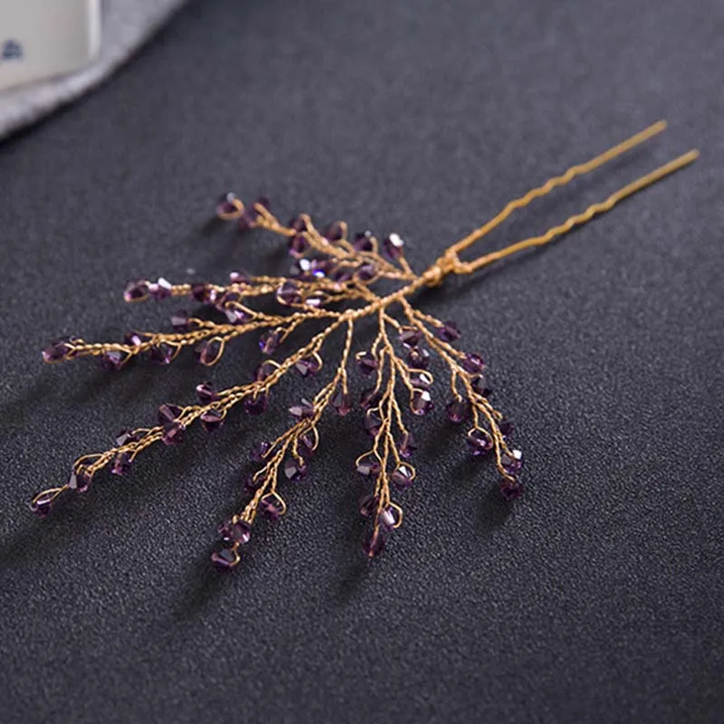 Vintage Baroque Hair Accessories Shiny Crystal Branch Hair Sticks Hair Pins Wedding Decoration Hairpin Women Hairwear Jewelry VL
Vintage Baroque Hair Accessories Shiny Crystal Branch Hair Sticks Hair Pins Wedding Decoration Hairpin Women Hairwear Jewelry VL