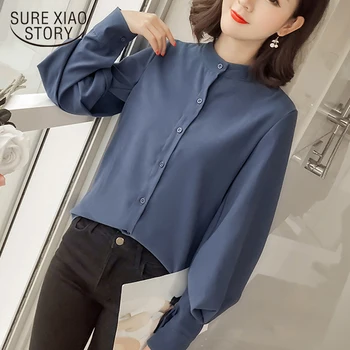 2018 new spring fashion long sleeved blouses puff sleeve shirts casual chiffon shirts women tops solid female clothing D545 30
2018 new spring fashion long sleeved blouses puff sleeve shirts casual chiffon shirts women tops solid female clothing D545 30