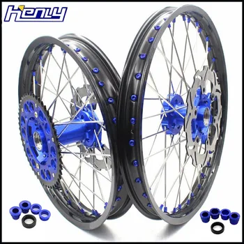 21/19 MX Dirtbike Complete Wheels Set For KTM SX SXF XC XCW XCF 125 150 200 250 300 350 450 505 2003-2019 Blue Nipple Disc
21/19 MX Dirtbike Complete Wheels Set For KTM SX SXF XC XCW XCF 125 150 200 250 300 350 450 505 2003-2019 Blue Nipple Disc