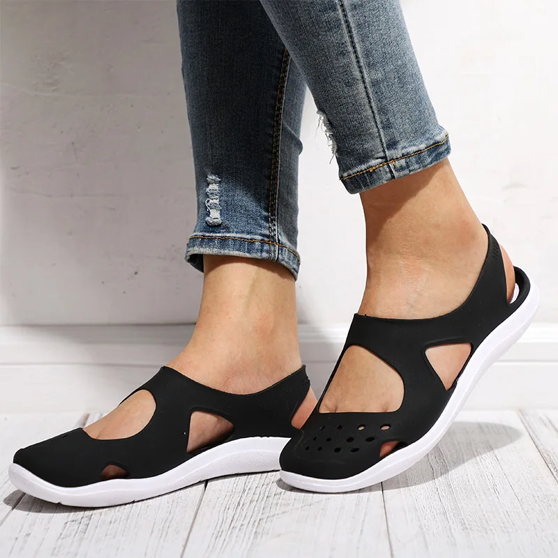 Women Flat Slip On Summer Jelly Shoes Fashion Sandals Ladies Slingback Hollow Out Casual Shoes Female Comfort Soft Footwear
Women Flat Slip On Summer Jelly Shoes Fashion Sandals Ladies Slingback Hollow Out Casual Shoes Female Comfort Soft Footwear