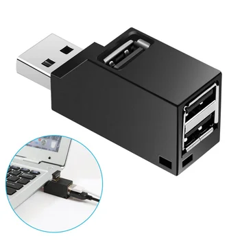 Multi 3 Port USB Hub Mini USB 2.0 High Speed Hub Splitter Expansion for PC Notebook Laptop Mac
Multi 3 Port USB Hub Mini USB 2.0 High Speed Hub Splitter Expansion for PC Notebook Laptop Mac