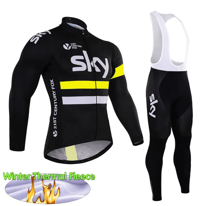 Pro Team Winter Thermal Fleece Cycling Jersey Set Ropa Ciclismo Invernale Long Sleeve Bicycle Clothing MTB Sky Racing Bike Wear
Pro Team Winter Thermal Fleece Cycling Jersey Set Ropa Ciclismo Invernale Long Sleeve Bicycle Clothing MTB Sky Racing Bike Wear