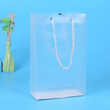 200pcs 19*7*27cm Frosted PP Plastic Gift Tote Packaging Bags with Handle Clear Translucent Plastic Handbag wen6571
200pcs 19*7*27cm Frosted PP Plastic Gift Tote Packaging Bags with Handle Clear Translucent Plastic Handbag wen6571