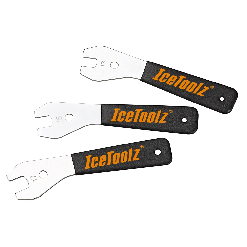 Icetoolz Bicycle Cone Hub Wrench Set Of 3--13, 15, 17mm 47X3 Superior Quality Bicycle Repair Tools Hardened steel
Icetoolz Bicycle Cone Hub Wrench Set Of 3--13, 15, 17mm 47X3 Superior Quality Bicycle Repair Tools Hardened steel