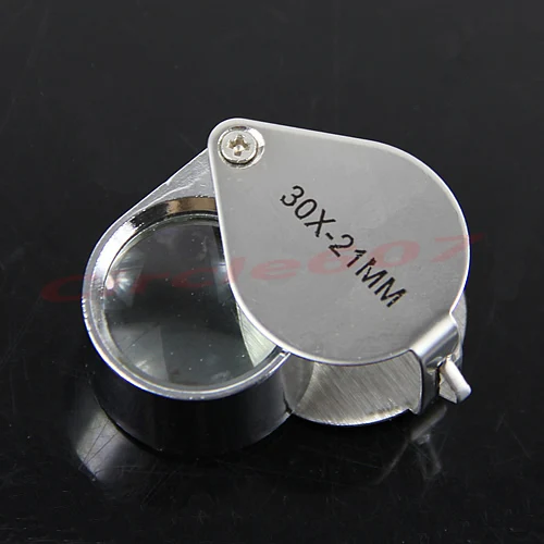 Jewelry Diamond Eye Loupe Magnifier Magnifying Glass Triplet Jewelers 30x21mm L15
Jewelry Diamond Eye Loupe Magnifier Magnifying Glass Triplet Jewelers 30x21mm L15