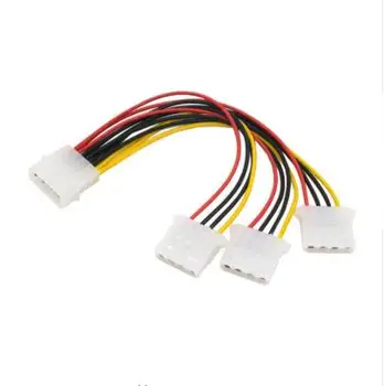 Cable PC Desktop IDE 4Pin 4P Molex 1 Female to 3 Male Power Supply Cable 18AWG Wire For Hard Disk Optical Device
Cable PC Desktop IDE 4Pin 4P Molex 1 Female to 3 Male Power Supply Cable 18AWG Wire For Hard Disk Optical Device