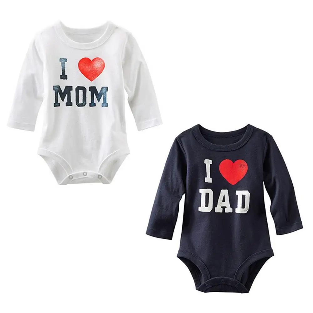 2019 new Baby Girls Boys Unisex Kids Infant Baby I Love MOM/DAD Print Long Sleeve Romper Jumpsuit 2 colors
2019 new Baby Girls Boys Unisex Kids Infant Baby I Love MOM/DAD Print Long Sleeve Romper Jumpsuit 2 colors