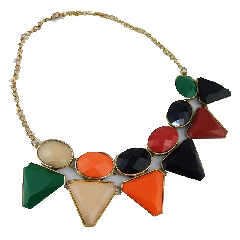 CirGen Fashion Vintage Choker chain Geometry Big resin stone Pendant collar Statement Bohemia necklace women jewelry item,AF884
CirGen Fashion Vintage Choker chain Geometry Big resin stone Pendant collar Statement Bohemia necklace women jewelry item,AF884