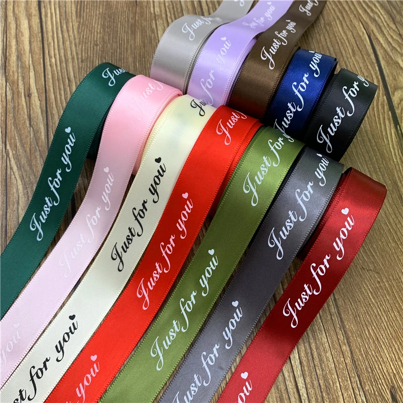5Yards 20mm Romantic Gift Packaging Belt Printed "Just For You" Design Ribbon Tapes Handmade For Wedding Christmas Decoration
5Yards 20mm Romantic Gift Packaging Belt Printed "Just For You" Design Ribbon Tapes Handmade For Wedding Christmas Decoration