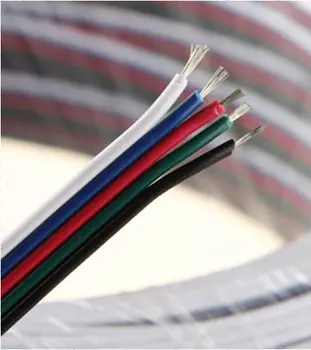 10m/lot, Tinned copper cable, 22AWG 5 pin RGB cable, PVC insulated wire, 22 awg wire , Electric wire, LED cable, DIY Connect
10m/lot, Tinned copper cable, 22AWG 5 pin RGB cable, PVC insulated wire, 22 awg wire , Electric wire, LED cable, DIY Connect