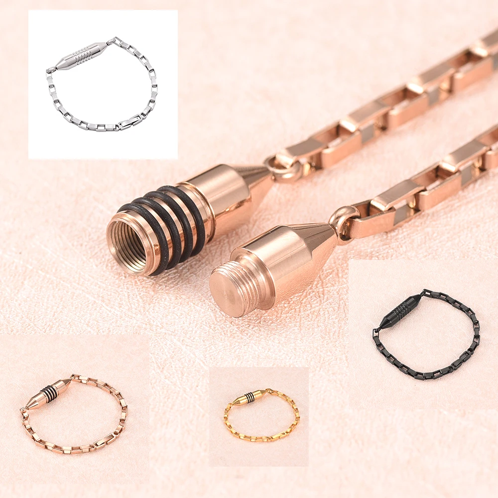 IJB5092 Cylinder Leather Cremation urn Bangle Memorial Ashes Keepsake Stainless steel Link Chain Ashes Locket Bracelet
IJB5092 Cylinder Leather Cremation urn Bangle Memorial Ashes Keepsake Stainless steel Link Chain Ashes Locket Bracelet