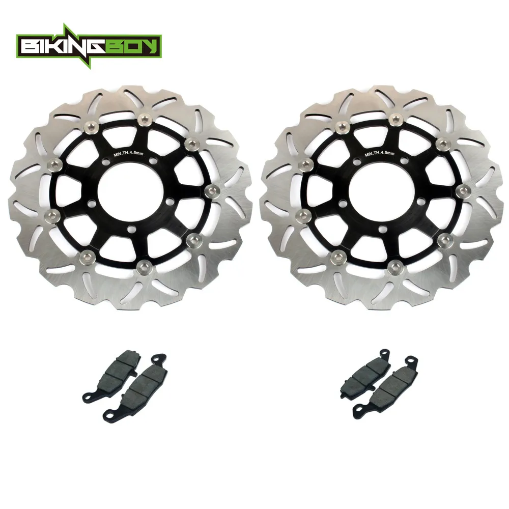 BIKINGBOY Front Brake Discs Rotors Disks Pads ER6-F ER-6F ER6F NINJA 650R ER6-N ER-6N ER6N 16 15 14 13 12 11 10 09 08 07 06 Set
BIKINGBOY Front Brake Discs Rotors Disks Pads ER6-F ER-6F ER6F NINJA 650R ER6-N ER-6N ER6N 16 15 14 13 12 11 10 09 08 07 06 Set