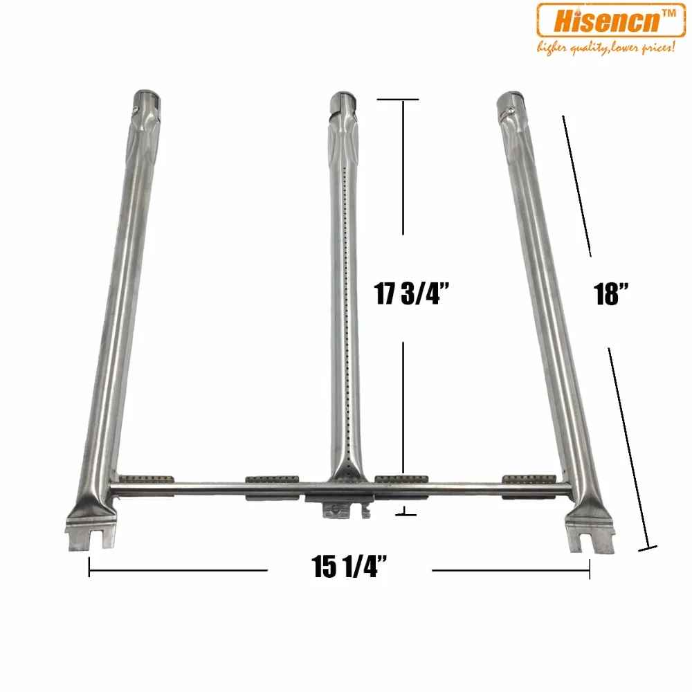 Hisencn 18 inch Pipe Burner 69787 for Weber Spirit 300 Series Model Years 2013 and Newer (With "Up Front" Controls)
Hisencn 18 inch Pipe Burner 69787 for Weber Spirit 300 Series Model Years 2013 and Newer (With "Up Front" Controls)