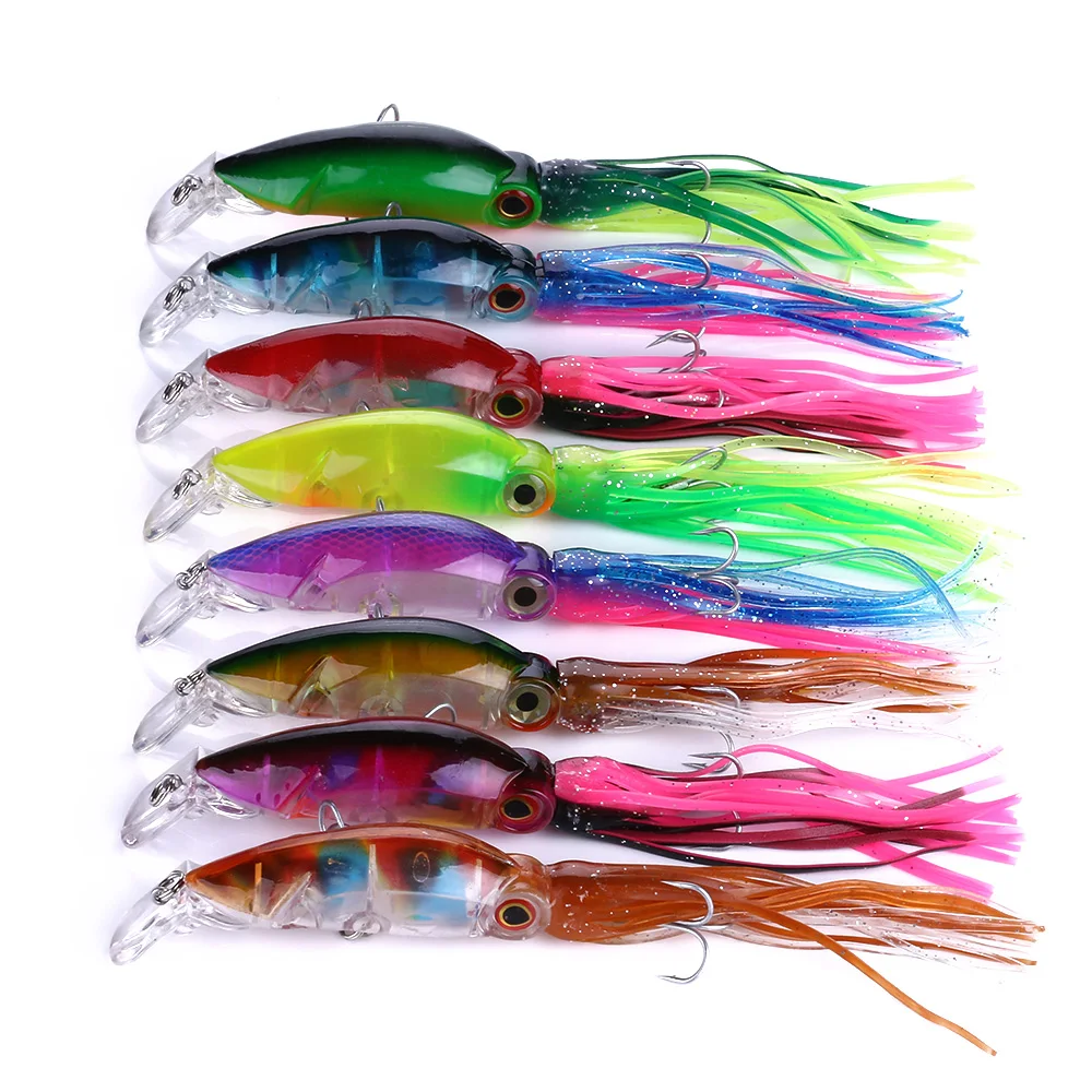 1pcs Hard Fishing Lure Fish Bait 10cm/16g Squid High Carbon Steel Hook Octopus Crank For Artificial Tuna Sea Fishing Tool
1pcs Hard Fishing Lure Fish Bait 10cm/16g Squid High Carbon Steel Hook Octopus Crank For Artificial Tuna Sea Fishing Tool
