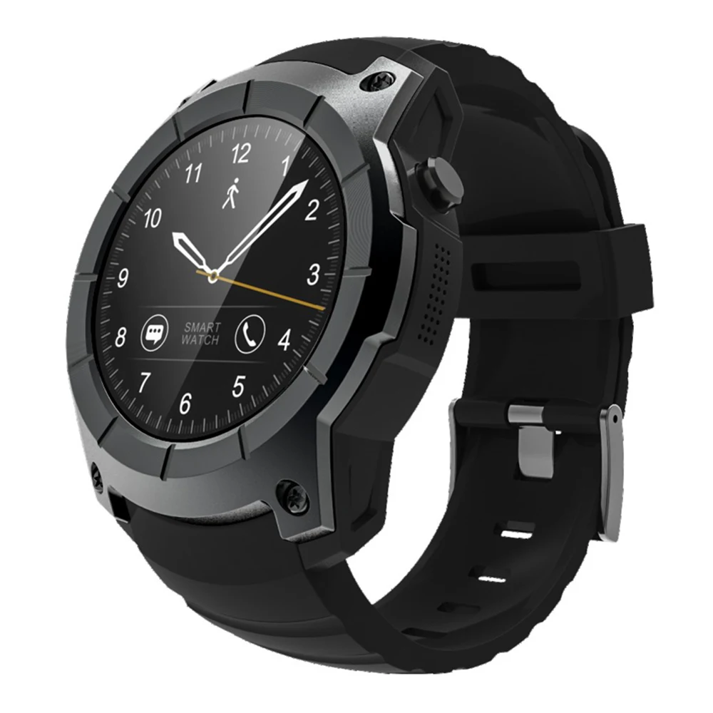 S958 GPS Sport Watch Phone MTK2503 CPU 1.3 inch TFT Screen Heart Rate Monitor Pedometer Bluetooth Smart Watch Supports SIM Card
S958 GPS Sport Watch Phone MTK2503 CPU 1.3 inch TFT Screen Heart Rate Monitor Pedometer Bluetooth Smart Watch Supports SIM Card