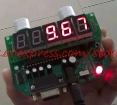 Ultrasonic distance measuring module / range finder / sensor 10 meters serial port RS232 5 bit LED real time display 
Ultrasonic distance measuring module / range finder / sensor 10 meters serial port RS232 5 bit LED real time display