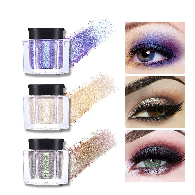 

Chameleon Eyeshadow Polarized Light Powder Makeup Shimmer Glitter Pigment Eyes Shadow Loose Powder Waterproof Nude Eye Cosmetic