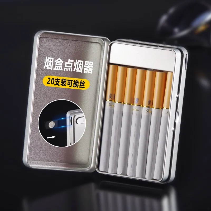 New 20 cigarette charging packs B10 cigarette case with rechargeable lighter heavy smoke metal cigarette case
New 20 cigarette charging packs B10 cigarette case with rechargeable lighter heavy smoke metal cigarette case