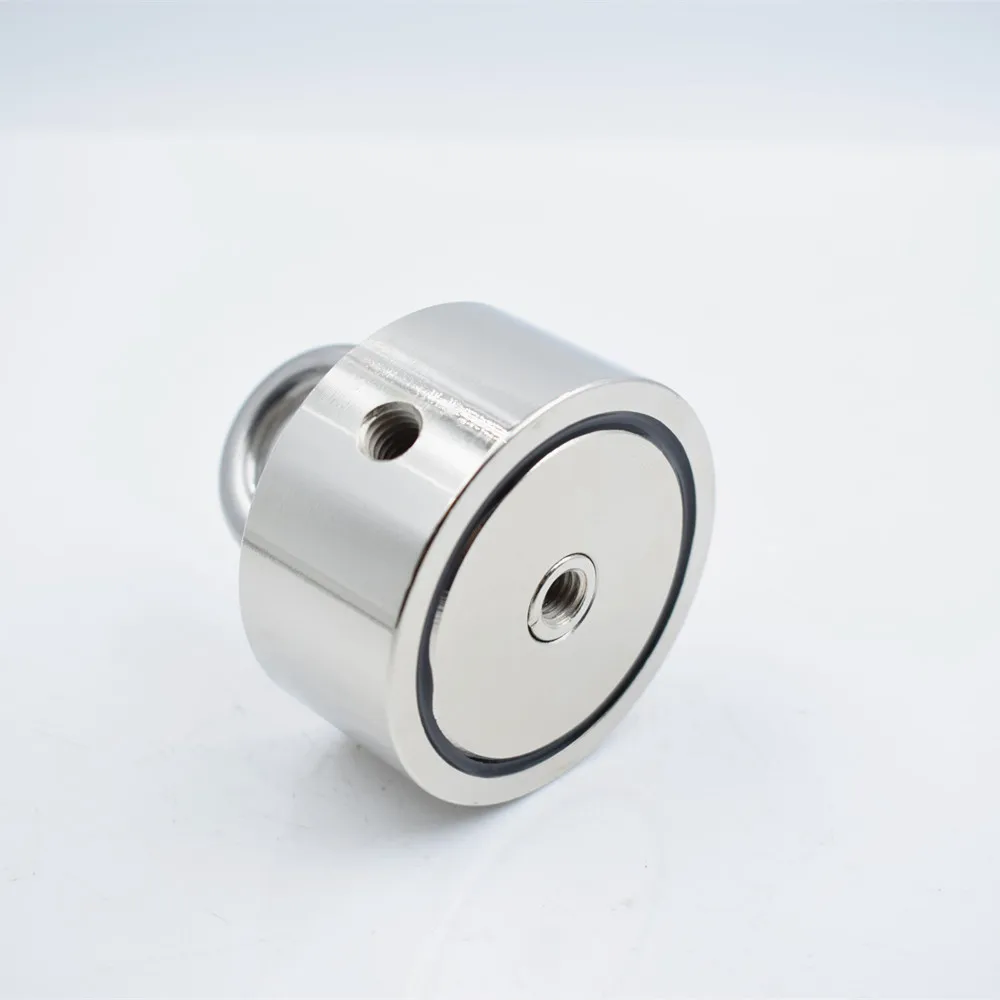 Neodymium Magnet Strong Double side Salvage magnet Fishing hook search magnet Pulling Mounting Pot with ring hole sea equipment
Neodymium Magnet Strong Double side Salvage magnet Fishing hook search magnet Pulling Mounting Pot with ring hole sea equipment