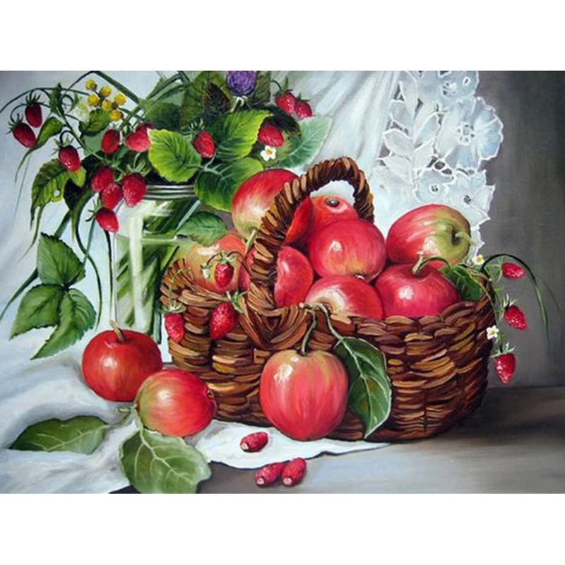 5D Diy Diamond Painting Cross Stitch Full Needlework Diy Diamond Embroidery Apple & Strawberry Christmas Gift KBL
5D Diy Diamond Painting Cross Stitch Full Needlework Diy Diamond Embroidery Apple & Strawberry Christmas Gift KBL