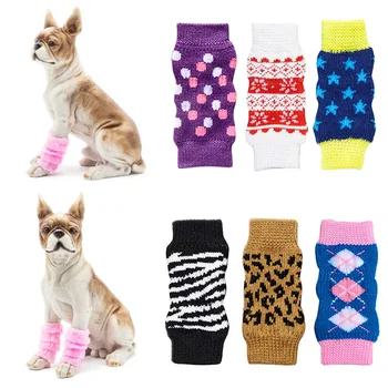 4Pcs/Set Winter Thick Warm Puppy Pet Dog Leg Socks Anti Slip Shoes Zebra Leopard Dots Print Non-slip Leg Warmers Pet Supplies
4Pcs/Set Winter Thick Warm Puppy Pet Dog Leg Socks Anti Slip Shoes Zebra Leopard Dots Print Non-slip Leg Warmers Pet Supplies