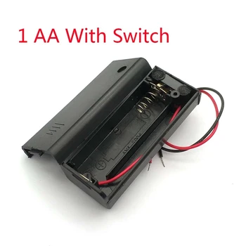 5 Pcs 1 AA Battery Holder Box Case With Switch New 1 AA 2A Battery Holder Box Case With Switch
5 Pcs 1 AA Battery Holder Box Case With Switch New 1 AA 2A Battery Holder Box Case With Switch