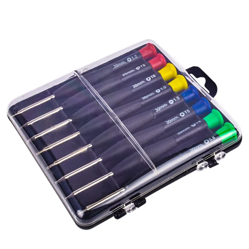 8 In 1 Mini Portable Precision Screwdriver Set Hands Opening Maintenance Repair Tools Kit for Mobile Phone Watch Laptop Camera
8 In 1 Mini Portable Precision Screwdriver Set Hands Opening Maintenance Repair Tools Kit for Mobile Phone Watch Laptop Camera