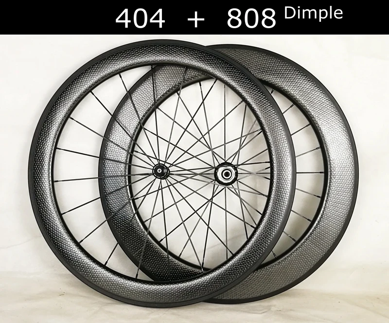 

58mm+80mm 700C Road clincer dimple carbon wheels,clincher bike wheel,bicicleta wheelset
