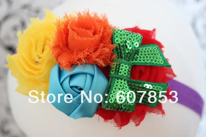 kids girl nylon flower headband (25)