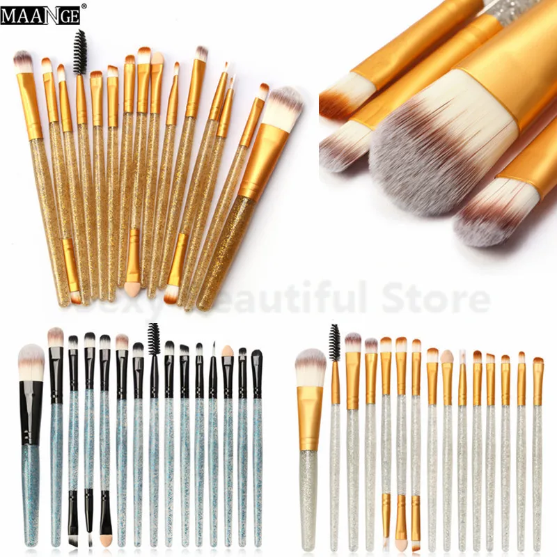 MAANGE 15Pcs/Set Multifunctional Makeup Brush Concealer Eyeshadow Foundation Powder Brush Set Cosmetic Beauty Tool Kit Maquiagem
MAANGE 15Pcs/Set Multifunctional Makeup Brush Concealer Eyeshadow Foundation Powder Brush Set Cosmetic Beauty Tool Kit Maquiagem