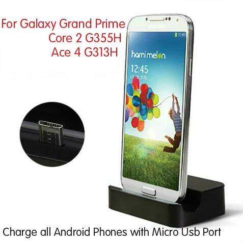 Micro USB Desktop Charging Dock Stand Charger For Samsung Galaxy Grand Prime G530H Core 2 G355H Ace 4 G313H + Charger Cable
Micro USB Desktop Charging Dock Stand Charger For Samsung Galaxy Grand Prime G530H Core 2 G355H Ace 4 G313H + Charger Cable