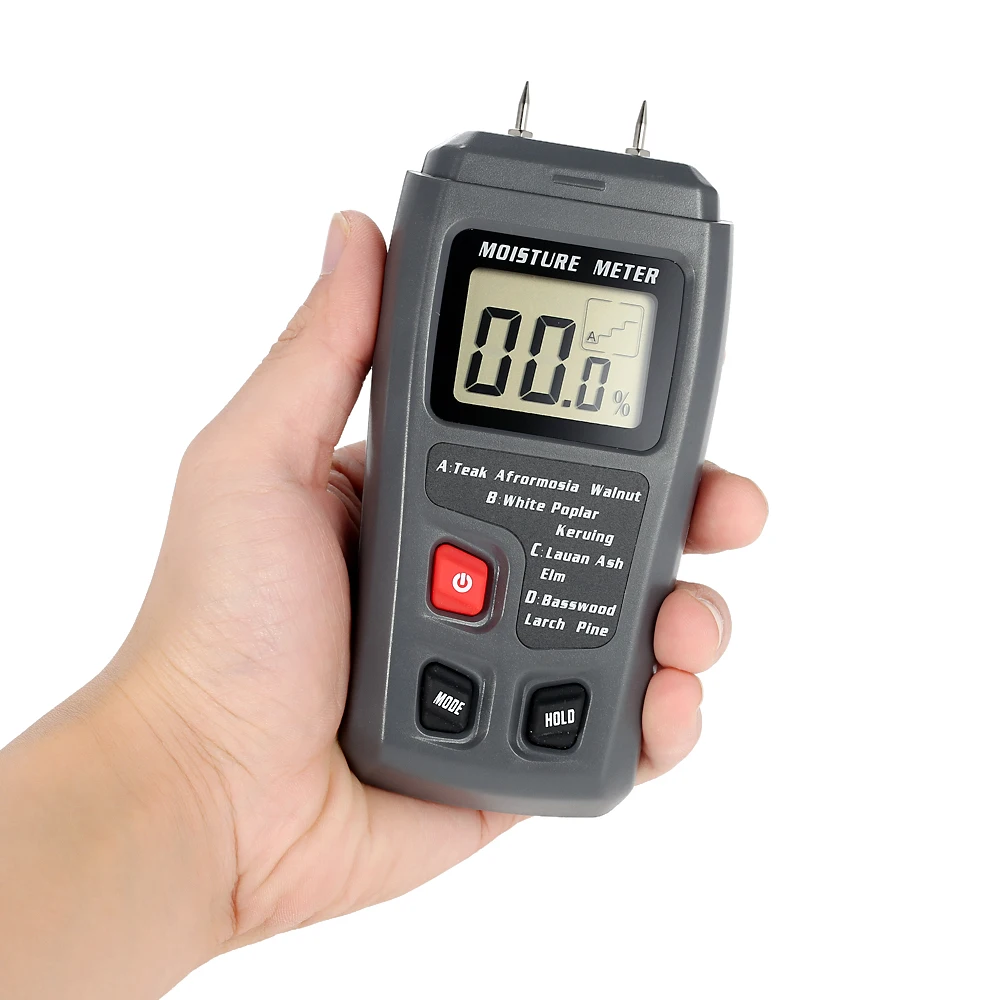 Bside EMT01 Handheld Digital LCD Wood Lumber Moisture Humidity Meter Detector Tester 2 Pin Probe
Bside EMT01 Handheld Digital LCD Wood Lumber Moisture Humidity Meter Detector Tester 2 Pin Probe
