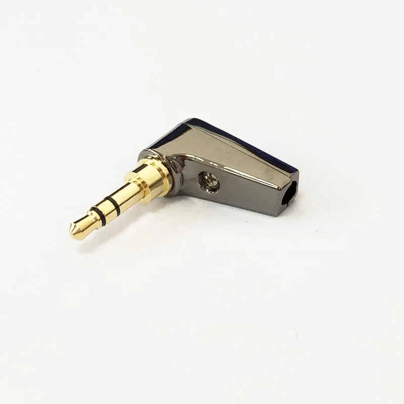 3.5mm right angle L type connector stereo headphone plug goldplated | Беспроводные терминалы