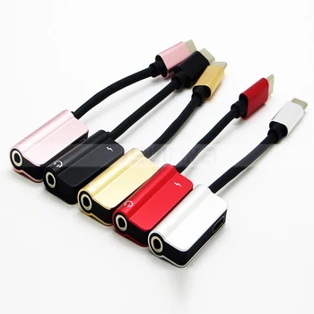 50pcs/lot 2 in 1 Type-C USB 3.1 Male to Female 3.5mm Jack Audio Aux Earphone USB-C Splitter Charger Adapter Cable
50pcs/lot 2 in 1 Type-C USB 3.1 Male to Female 3.5mm Jack Audio Aux Earphone USB-C Splitter Charger Adapter Cable