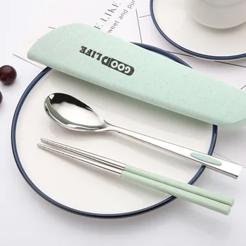 50pcs/lot Stainless Steel Korean Dinnerware Set Wheat Straw Cutlery Set Portable Outdoor Travel Picnic Kids Tableware Dinner Set
50pcs/lot Stainless Steel Korean Dinnerware Set Wheat Straw Cutlery Set Portable Outdoor Travel Picnic Kids Tableware Dinner Set