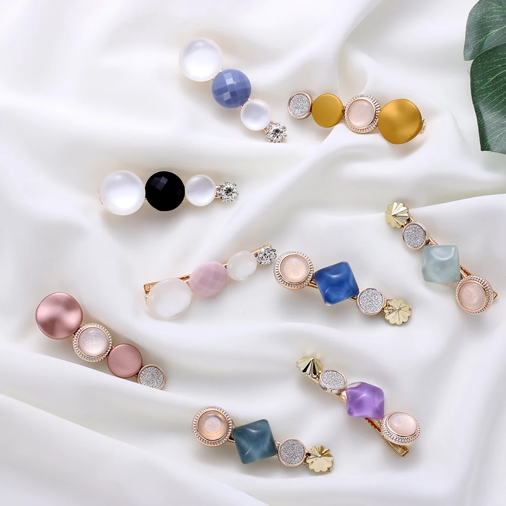 1pc New Korea Japan Fashion Acetate Hairpins Hair Clips Girl Colorful Beads Barrettes Wedding Party Geometric Hair Styling Tool
1pc New Korea Japan Fashion Acetate Hairpins Hair Clips Girl Colorful Beads Barrettes Wedding Party Geometric Hair Styling Tool