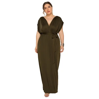 2019 Fashion Women Dress Summer Holiday Solid Color Vestidos Casual Loose Oversized 6XL Plus Size Female Dresses V Neck Hot
2019 Fashion Women Dress Summer Holiday Solid Color Vestidos Casual Loose Oversized 6XL Plus Size Female Dresses V Neck Hot